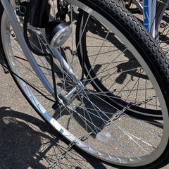 💨21TECHNOLOGY💨26インチ💨自転車💨新品未使用💨ママチャリ💨鍵付き💨シルバー💨No.934 ※現金、クレジット、スマホ決済対応※