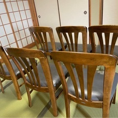 karimoku / カリモク ダイニングチェア4脚　レトロ