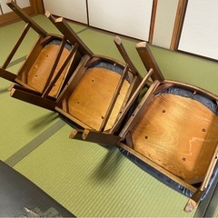 karimoku / カリモク ダイニングチェア4脚　レトロ