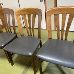 karimoku / カリモク ダイニングチェア4脚　レトロ