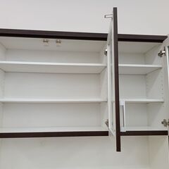☆ジモティ割あり☆ レンジボード ブラウン H201×D42×W120 