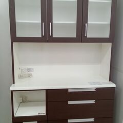 ☆ジモティ割あり☆ レンジボード ブラウン H201×D42×W120