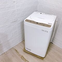【B201】 シャープ 洗濯機 一人暮らし 6kg 小型 2024年