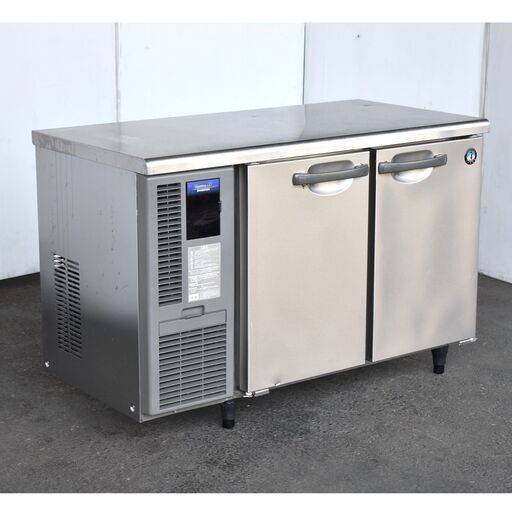 【ヤ取終了9/6】≪yt1538ジ≫ ホシザキ 業務用テーブル形冷蔵庫 RT-120SNF-E AC100V 幅120cm 2ドア コールドテーブル 2018年製 現状品 60713-07
