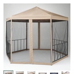 蚊帳付きガゼボ