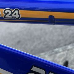 【新品★未使用】子供用マウンテンバイク　シマノ6段ギア　24インチ　ブルー