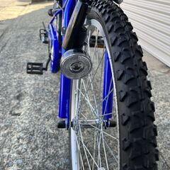 【新品★未使用】子供用マウンテンバイク　シマノ6段ギア　24インチ　ブルー