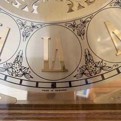 置き時計　機械式アナログホールクロック　ドイツ製　※2400010288555