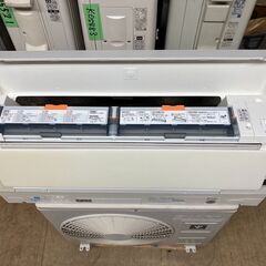 K05532　中古エアコン シャープ 2018年製 主に6畳用 冷房能力 2.2KW / 暖房能力 2.5KW