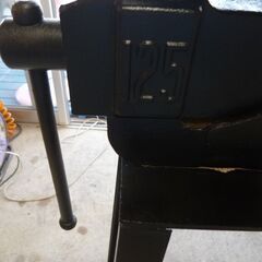 土台付！！/ナベヤ 万力 口金幅 125mm バイス/ブラック塗装・全長1m