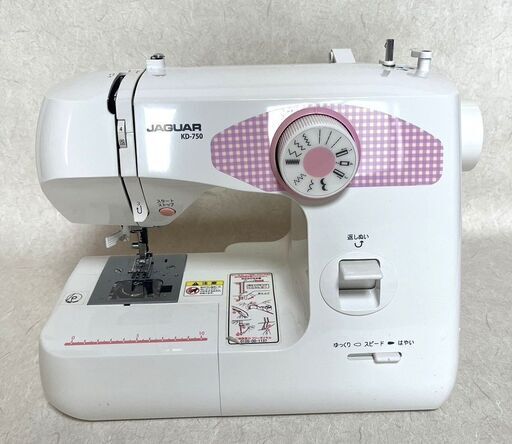 【終】【G499】JAGUAR/ジャガー/家庭用電子ミシン/KD-750/コンパクトミシン