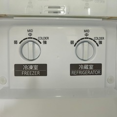 【2020年製】三菱ノンフロン冷凍冷蔵庫　形名：MR-P15EE-KW 