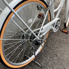 2024年7月購入】シティサイクル 26インチ 6段変速 ママチャリ ホワイト
