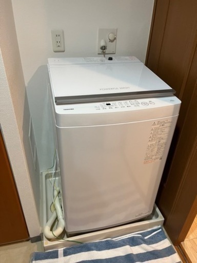 東芝(TOSHIBA) 全自動洗濯機 10kg AW-10GM3(W) 大容量 まとめ洗い ガラストップデザイン ステンレス槽 ふろ水ポンプ ピュアホワイト
