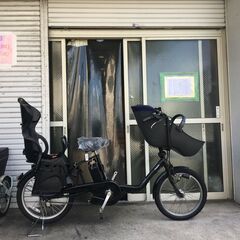 地域限定送料無料 パナソニック ギュットミニ 三人乗り 16AH 子供乗せ 