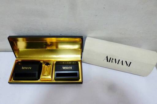 【　未使用保管品　】アルマーニ　ソープセット　AR-50　ソープ　100g2個　オードトワレ5ml1本　フランス製　石けん 香水　石鹸　ARMANI