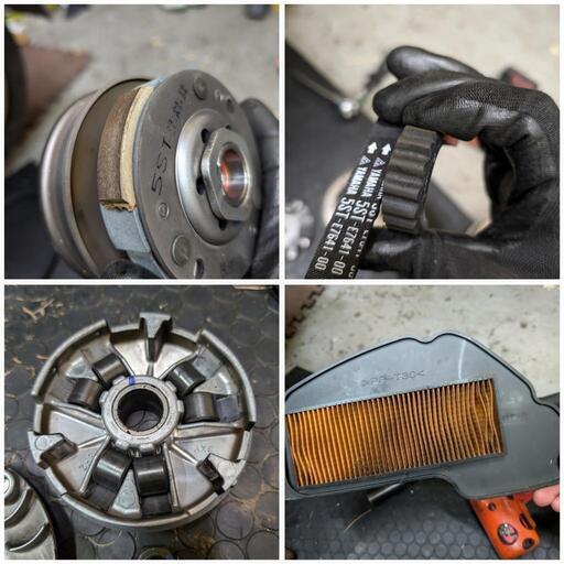 走行距離３０００㌔未満 安心のバッテリー新品交換 嬉しいシート張替え済 SA26J ビーノ - その他