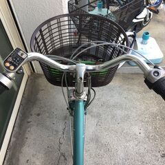 地域限定送料無料 ブリヂストン アシスタ 新基準 子供乗せ 6AH 水色系 
