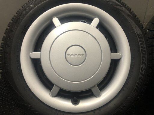 BS BLIZZAK VRX 155/65R14】スタッドレス【ダイハツ ミラ TOCOT 純正 