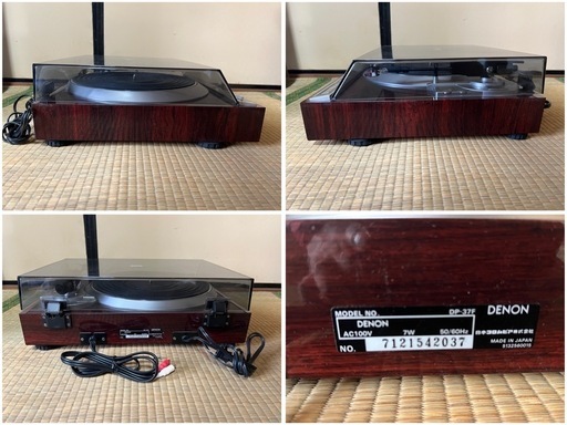 GO-64】DENON デノン レコードプレーヤー DP-37F - レコードプレーヤー 