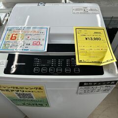 ジモティ来店特価!!　　洗濯機　アイリスオーヤマ　IAW-T602E　2021　　J-0814