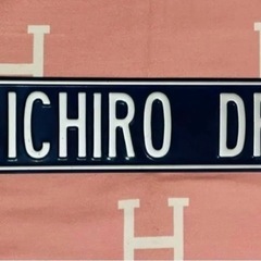 イチロー　マリナーズ　標識　プレート　レア イチロー マリナーズ 標識 プレート レア