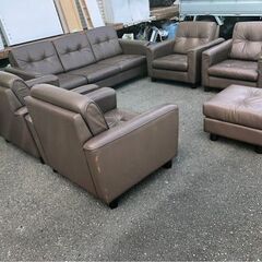 福岡市内配送無料　8人掛けソファー