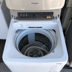 NO 348  🌈福岡市内配送設置無料✨🌈　パナソニック Panasonic 全自動洗濯機 （9.0kg） 即効泡洗浄 エコナビ シャンパン NA-FA90H3-N