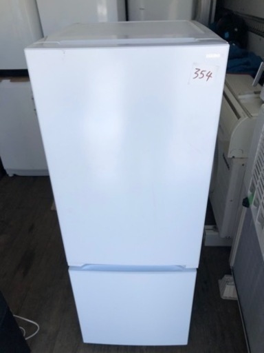 NO 354 福岡市内配送設置無料✨  2023年　yselect YRZF15J ヤマダオリジナル ２ドア冷蔵庫 (156L・右開き) ホワイト