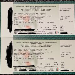 BRA☆BRA FINAL FANTASY 東京公演 8月12日二枚チケット