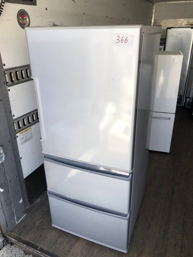 NO 366 福岡市内配送設置無料✨  AQUA アクア 冷蔵庫(272L 右開き）ミスティシルバー AQR-271E(S)