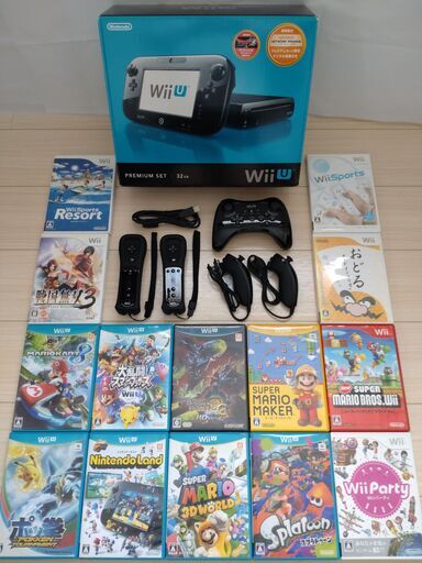 Nintendo　Wii U　ゲームソフト　コントローラ　セット　②