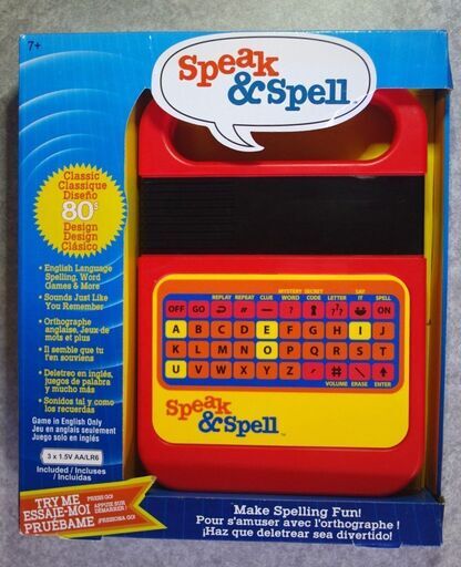 新品未開封 スピーク\u0026スペル speak \u0026 spell 知育玩具 復刻版 basic fun 社製　E.T