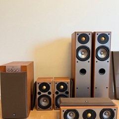 YAMAHA ホームシアタースピーカー・ウーファー，アンプセット