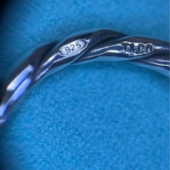 Tiffany ヴィンテージ  ツイスト　キーリング