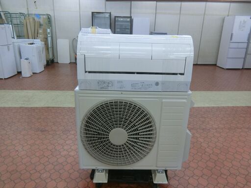 ID 242111　エアコン6.3K　日立　２０２３年　20～23畳　冷暖　単相200V　RAS-X63N2（W)