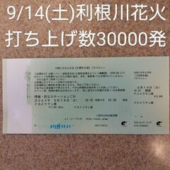 第37回利根川大花火大会 カメラマン席チケット