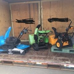 終了 札幌 配達も可能 共立ヤンマー除雪機KSR80X セル1発始動 所々ジャンク