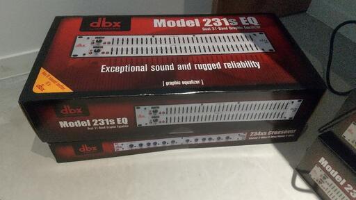 保証付き dbx 231s グラフィックイコライザー 新品