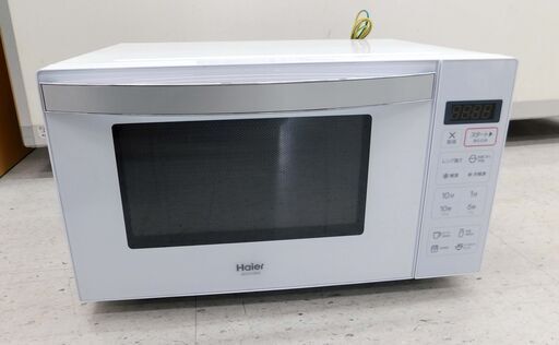 【恵庭】ハイアール　電子レンジ　JM-FH18KE　2022年製　フラット　中古品　PayPay支払いOK
