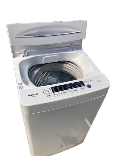 ✋ご成約【破格の新着★】 4.5kg洗濯機 ハイセンス 2023年製 高年式HW-K45E＊西小倉駅から車で５分＊【早い方最優先☆*:.｡. 】