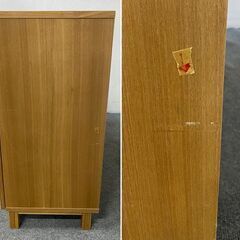 MUJI/無印良品 タモ材 キャビネット リビング サイドボード 幅120 天然