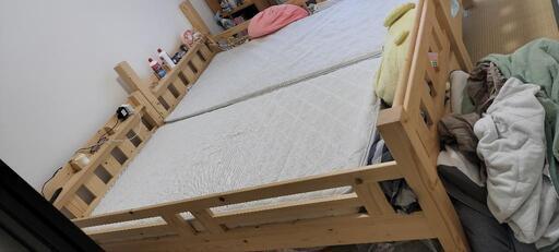 天然木　２段ベット