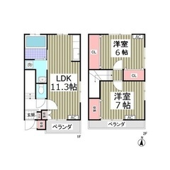 《《２ＬＤＫ》》🎀伊勢崎市🎀フリーレント１ヶ月付き🎀敷金礼金無料...