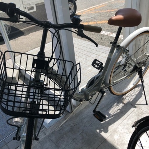 MYPALLAS折畳自転車26インチグレー【トレファク堺福田店】
