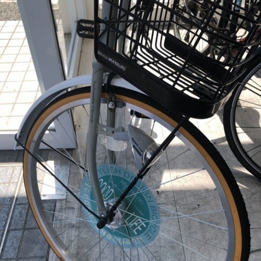 MYPALLAS折畳自転車26インチグレー【トレファク堺福田店】