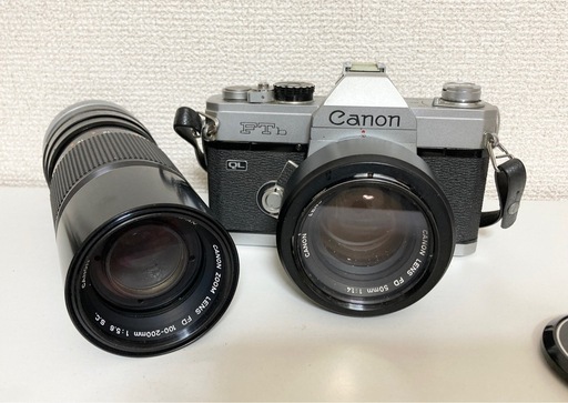 Canon FTb 一眼レフ フィルムカメラ 中古 レンズセット 