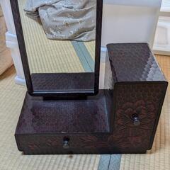 鎌倉彫鏡台☆価格交渉OK☆代理出品☆