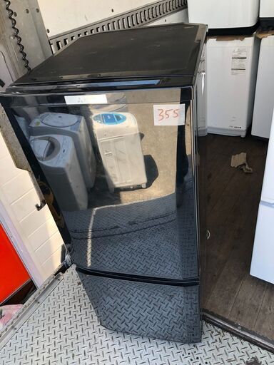 NO 355 北九州市内配送設置無料✨ MR-P15C-B(サファイアブラック) Pシリ-ズ 2ドア冷蔵庫 右開き 146L