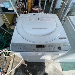 リサイクルサービス八光】2021年製 シャープ 全自動洗濯機 7kg 